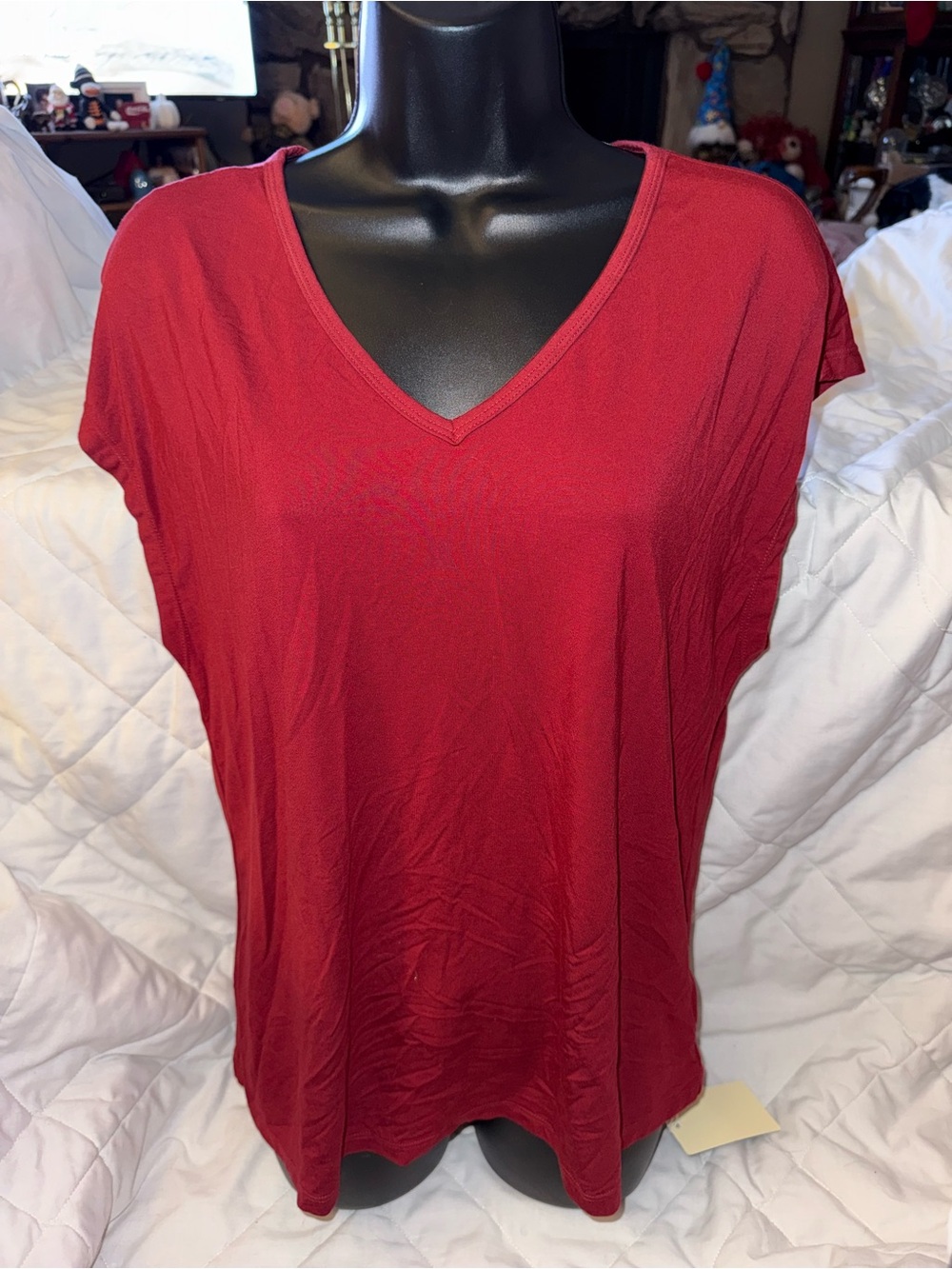 Halara Brand New V Neck Short Sleeve Casual T-Shirt